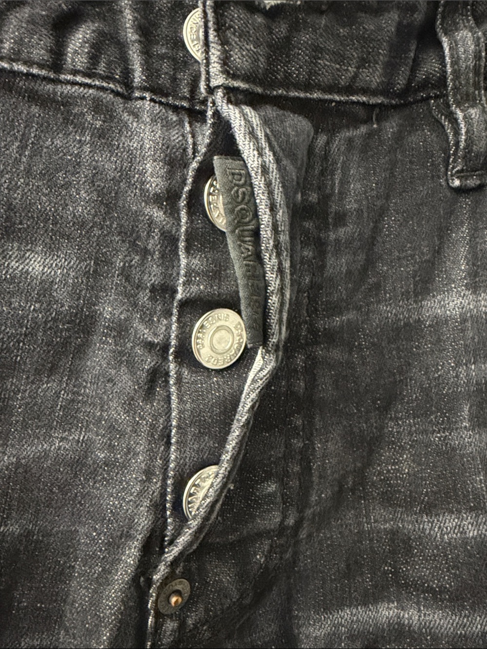 DSQUARED2 Black Distressed Skinny Jeans - Picture 10 of 11